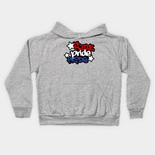 Pride Red White and Blue Kids Hoodie